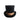 Unisex 7inch and 4.5inch Grosgrain Wool Steampunk Wedding Top Hat  -  GeraldBlack.com