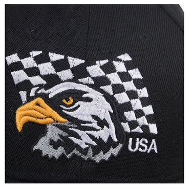 Unisex American Flag Embroidery Adjustable Baseball Sports Outdoor Hat  -  GeraldBlack.com