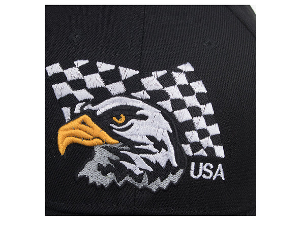 Unisex American Flag Embroidery Adjustable Baseball Sports Outdoor Hat  -  GeraldBlack.com