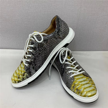 Unisex Autumn Casual Genuine Leather Leisure Lace-up Outdoor Shoes  -  GeraldBlack.com