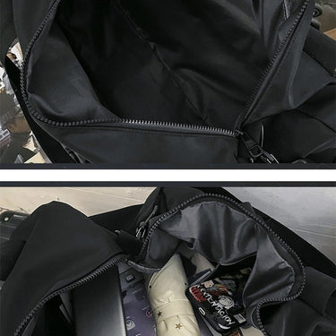 Unisex Black White Green Waterproof Oxford Travel Duffel Luggage Bag  -  GeraldBlack.com