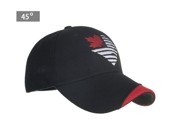 Unisex Canada Maple Leaves Embroidery Adjustable Baseball Snapback Hat  -  GeraldBlack.com