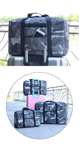 Unisex Casual Oxford Waterproof Storage Durable Travel Duffel Bags  -  GeraldBlack.com