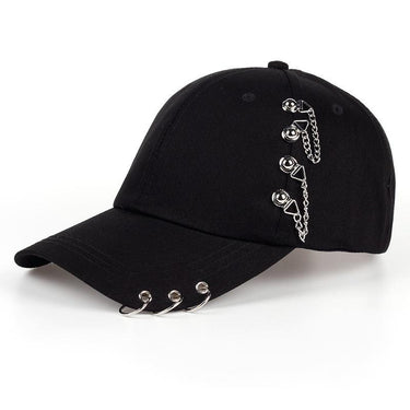 Unisex Casual Solid Snapback Adjustable Baseball Caps with Iron Ring  -  GeraldBlack.com