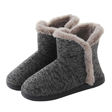 Unisex Casual Wear Winter Warm Cotton Faux Fur Indoor Slippers  -  GeraldBlack.com