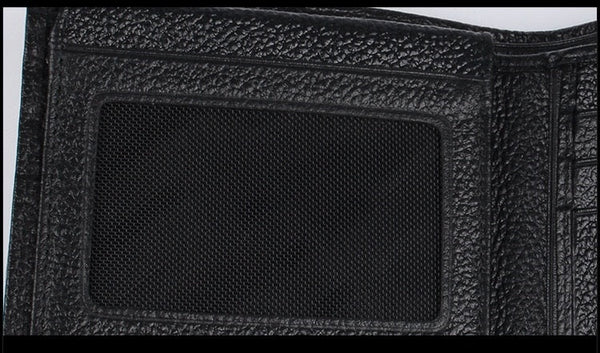 Unisex Classical Designer Genuine Stingray Skin Short Bifold Wallet  -  GeraldBlack.com