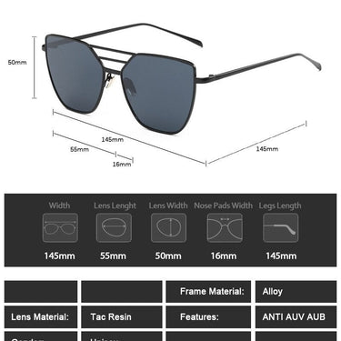 Unisex Cool Flat Top Alloy Frame Sunglasses with Rose Gold Mirror Lens  -  GeraldBlack.com