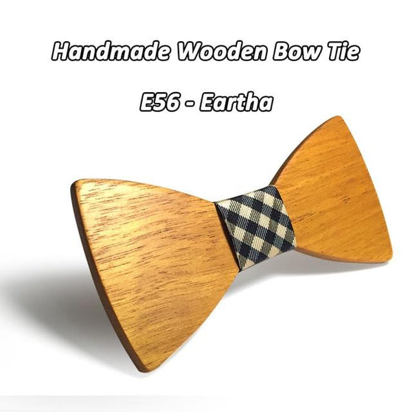 Unisex Creative Wooden Cravat Bowknot Bowties Accessories for Business - SolaceConnect.com