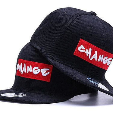Unisex Embroidery Change Letter Sports Corduroy Snapback Baseball Cap - SolaceConnect.com