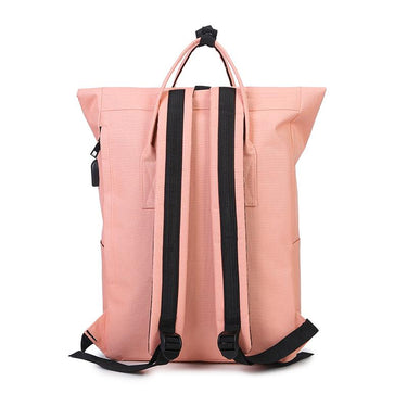 Unisex External USB Chargeable Canvas Softback Backpack for Laptop - SolaceConnect.com