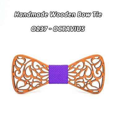 Unisex Fashion Designers Wooden Gravata Tie Silk Hanky Sets for Business - SolaceConnect.com