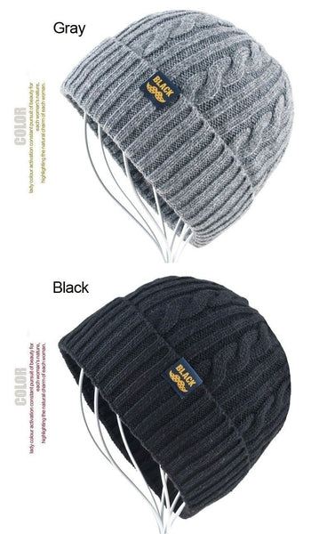 Unisex Fashion Knitted Wool Beanies Hat for Winter - SolaceConnect.com