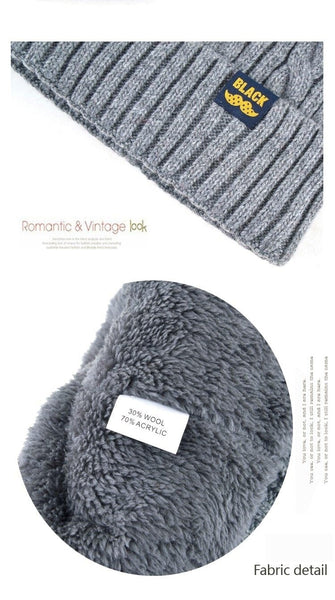 Unisex Fashion Knitted Wool Beanies Hat for Winter - SolaceConnect.com