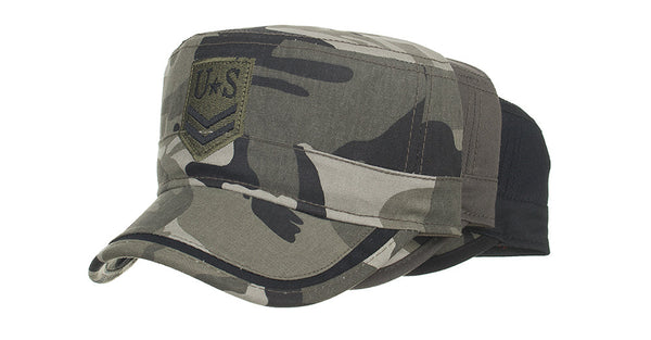 Unisex Fashion Leisure Western Style US Military Adjustable Flat Cap  -  GeraldBlack.com