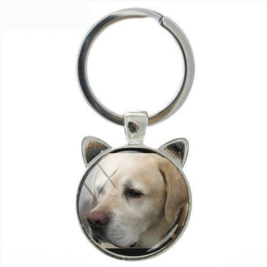 Unisex Fashion Lovely Jack Russell Dog Cat Ear Handmade Great Idea Keychain  -  GeraldBlack.com