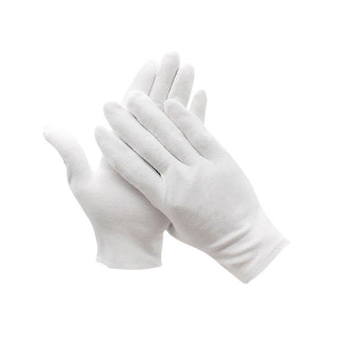 Unisex Fashion White Medium Thick Cotton Cleaning Inspection Work Gloves  -  GeraldBlack.com