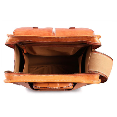 Unisex Genuine Leather 22inch Classic Luxury Suitcase on Wheels  -  GeraldBlack.com