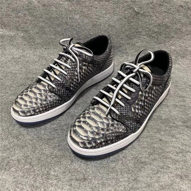 Unisex Genuine Leather Driving Lace-up Outdoor Casual Board Shoes  -  GeraldBlack.com