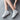 Unisex Grey Color Casual Breathable Mesh Lace Up Socks Fashion Sneakers  -  GeraldBlack.com