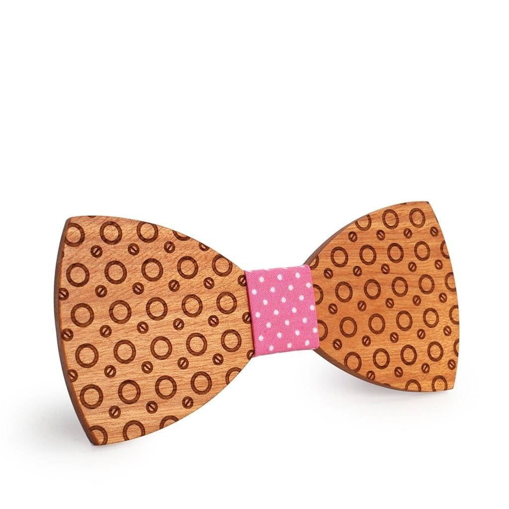 Unisex Handmade Fashion Wooden Butterfly Dot Gravata Bowties Neckties  -  GeraldBlack.com