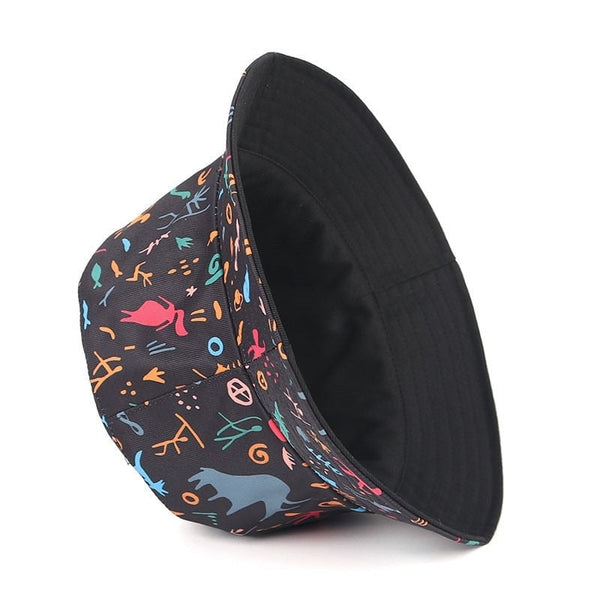 Unisex Hip Hop Style Reversible Bucket Hat for Summer Fishing and Outdoors  -  GeraldBlack.com