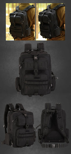Unisex Military Outdoor Tactical MolleMilitar Rucksack Backpack  -  GeraldBlack.com