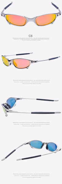 Unisex Polarized Alloy Frame Sport Bike Riding Eyewear Glasses  -  GeraldBlack.com
