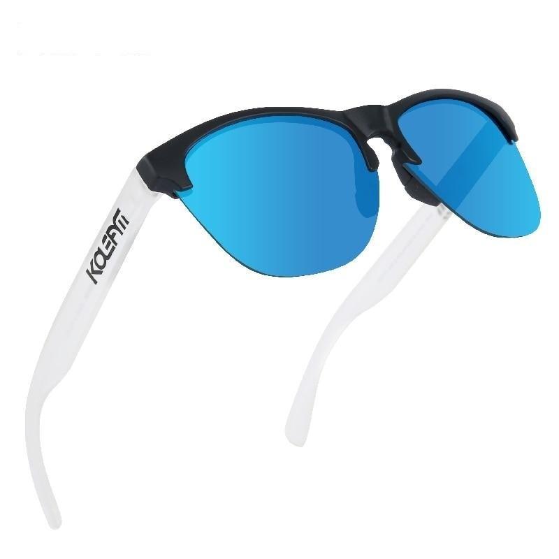 Unisex Polarized Driving TR90 Semi-Rimless Lifestyle Sun Glasses  -  GeraldBlack.com
