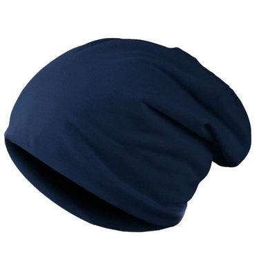 Unisex Polyester Solid Color Hip-Hop Slouch Knitted Winter Cap - SolaceConnect.com