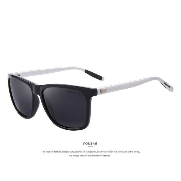 Unisex Retro Vintage Fashion Aluminum Sunglasses with Polarized Lens - SolaceConnect.com