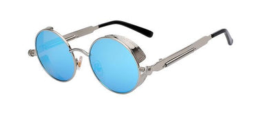 Unisex Round Metal Sunglasses in Steampunk Designer Retro Fashion - SolaceConnect.com