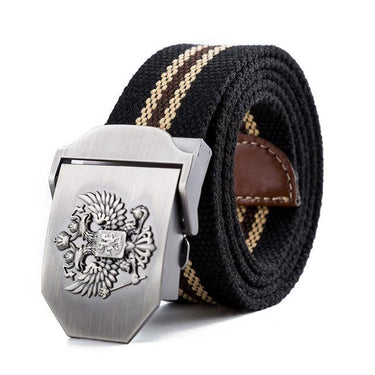 Unisex Russian National Emblem Canvas Tactical Belts for Men & Women - SolaceConnect.com