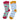 Unisex Soft Cotton Happy Flamingos Printed Colorful Middle Socks - SolaceConnect.com