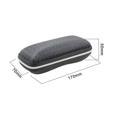Unisex Solid Color Suede Interior Spectacle Sunglasses Eyewear Case - SolaceConnect.com