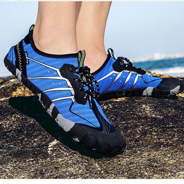 Unisex Spring Lace-Up Quick-Drying Five-fingered Outdoor Beach Shoes - SolaceConnect.com