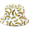 Unisex Summer Fisherman Panama Fashion Banana Printed Flat Bob Hat  -  GeraldBlack.com