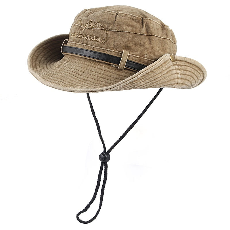Unisex Summer UV Protection Outdoor Fishing Bucket Hat with Wide Brim  -  GeraldBlack.com