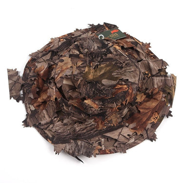 Unisex Tactical Jungle Sniper Camouflage Bucket Hats Leaf Hunting Cap  -  GeraldBlack.com