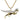 Unisex Two Tone Gold Color Paved CZ Stone Dinosaur Hip Hop Pendant Necklace  -  GeraldBlack.com