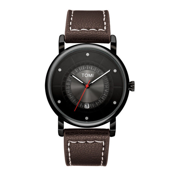 Unisex Unique Creative Half Transparent Geek Stylish Leather Watch  -  GeraldBlack.com
