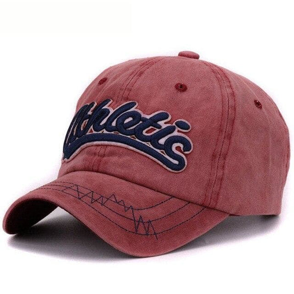 Unisex Vintage 3D embroidery letter Cotton Washed Baseball Hats - SolaceConnect.com
