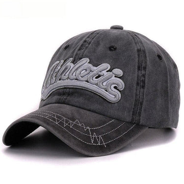 Unisex Vintage 3D embroidery letter Cotton Washed Baseball Hats  -  GeraldBlack.com