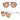 Unisex Vintage Side Shield Brown Fashion Sunglasses in Round Shape - SolaceConnect.com