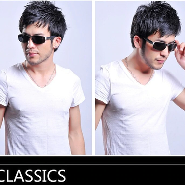 Upgraded Design Men's Classic Polarized Mirror Driving Sunglasses  -  GeraldBlack.com