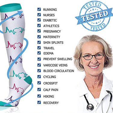 Varicose Veins Medical Golf Outdoor Sports Compression Socks for Women and Men  -  GeraldBlack.com