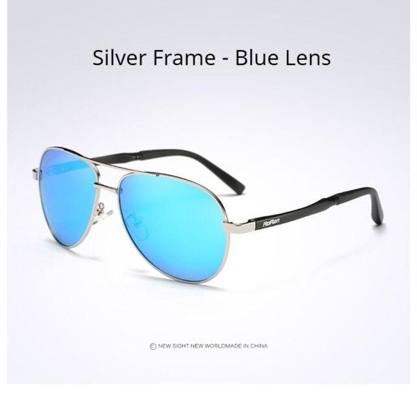 Vingate Retro Men's UV400 Mirror Polarized Anti Glare Sunglasses Goggoles - SolaceConnect.com