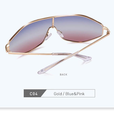 Vintage Alloy Oversized Polarized Gradient Unisex Sunglasses - SolaceConnect.com