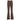 Vintage Classic Women's Brown High Waist Button Fly Denim Flare Pants - SolaceConnect.com