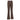 Vintage Classic Women's Brown High Waist Button Fly Denim Flare Pants - SolaceConnect.com