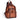 Vintage Fashion Women's Vegetable Tanned Genuine Leather Zipper Backpack  -  GeraldBlack.com